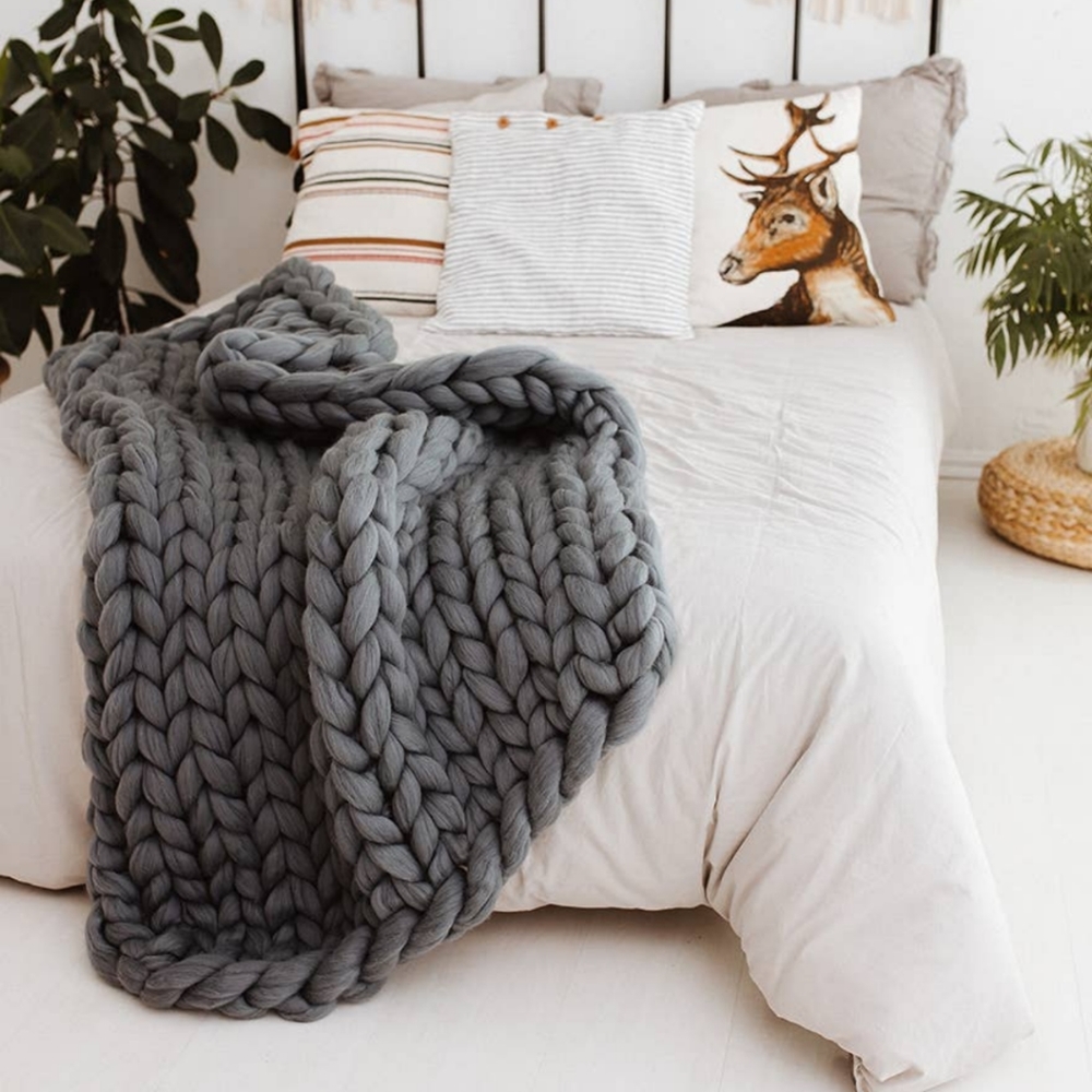 Chunky Knit Blanket